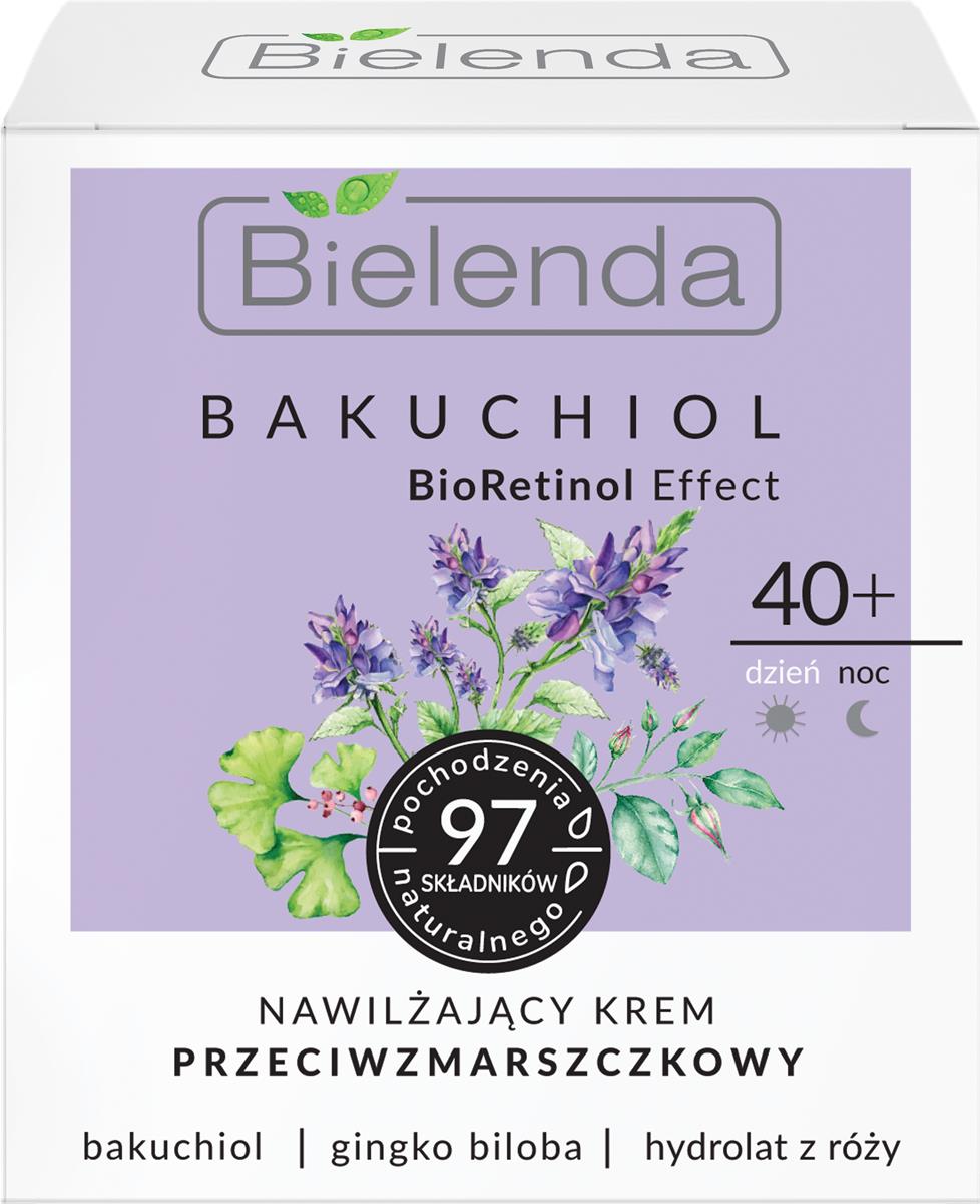 Bielenda Bakuchiol BioRetinol Effect 40+ Nawilżający Krem przeciwzmarszczkowy na dzień i noc 50ml 129170