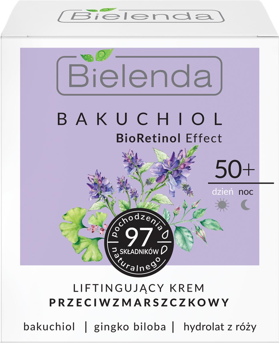 Bielenda Bakuchiol BioRetinol Effect 50+ Liftingujący Krem przeciwzmarszczkowy na dzień i noc 50ml 129168