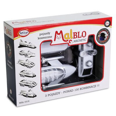 MALIK Magnetic Pojazdy Kosmiczne 3+ Malblo