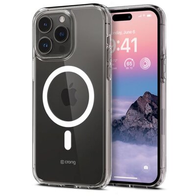 Etui Crong Clear Mag Cover MagSafe do iPhone 14 Pro Max Przezroczysty
