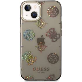 Etui Guess Peony Glitter na Apple iPhone 14 GUHCP14SHTPPTK Czarny