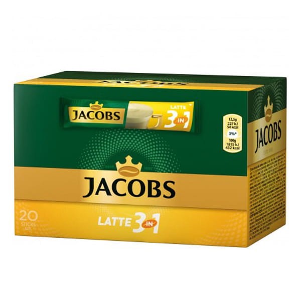 Jacobs LATTE 3IN1 12,5G Zakupy dla domu i biura! 82778762