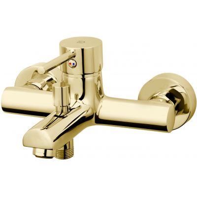 FDesign Flusso bateria wannowo-prysznicowa ścienna złoty połysk FD1-FLS-1-55