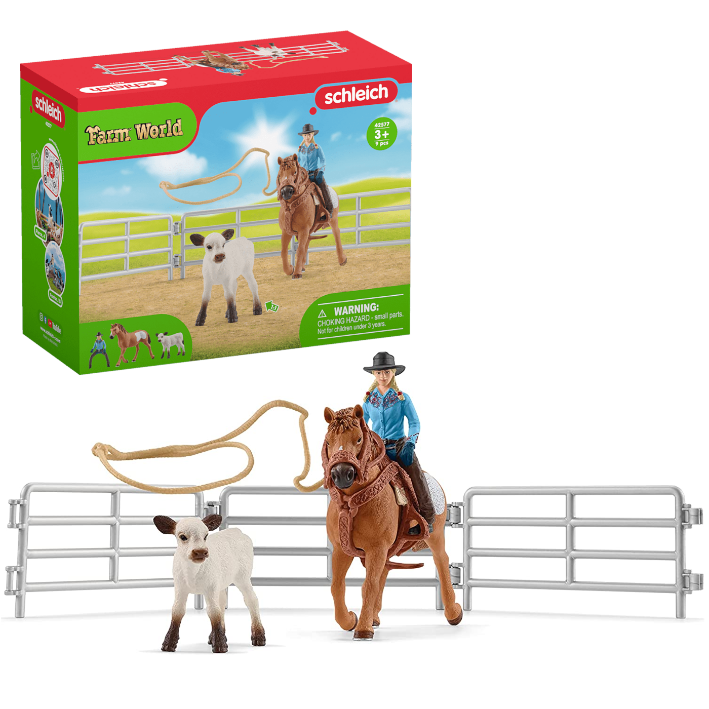 Schleich Farm World Kowbojki i łapanie na lasso 42577