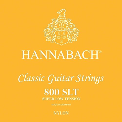 Hannabach 652353 Saiten für Klassik Gitarre Serie 800 Super Low Tension versilbert - G3