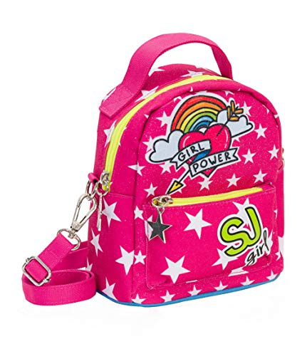 Seven HANDPACK Mini Plecak SJ Gang, Różowy, Taglia Unica Chłopiec, Różowy