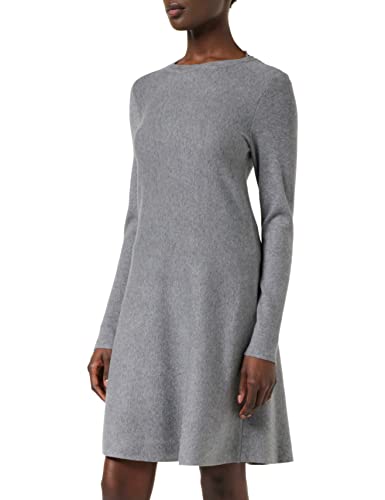 VERO MODA Damska sukienka Vmnancy Ls Knit Dress Noos, Medium Grey Melange, S