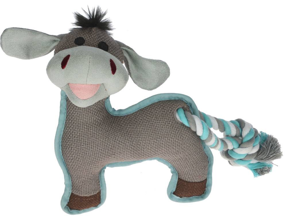 KERBL Zabawka dla psa osioł Ferdi z piszczałką 28 cm