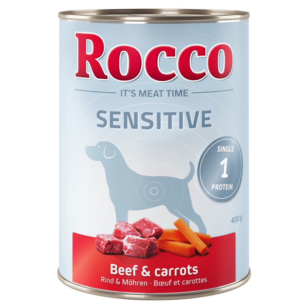 6x400g Rocco Sensitive, Jagnięcina z ryżem, karma mokra dla psa| Dostawa i zwrot GRATIS od 99 zł