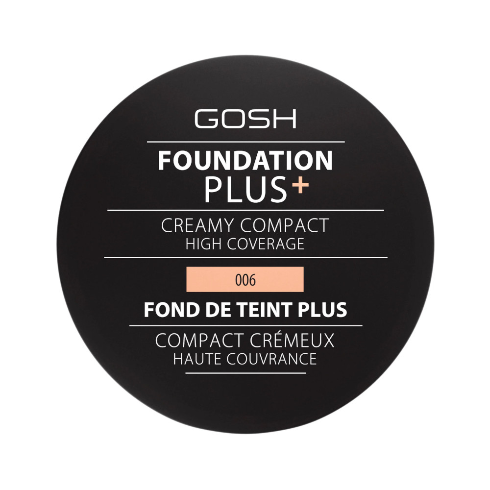 Gosh Foundation Plus Creamy Compact Podkład w kompakcie 006 Honey 9g 1234605324