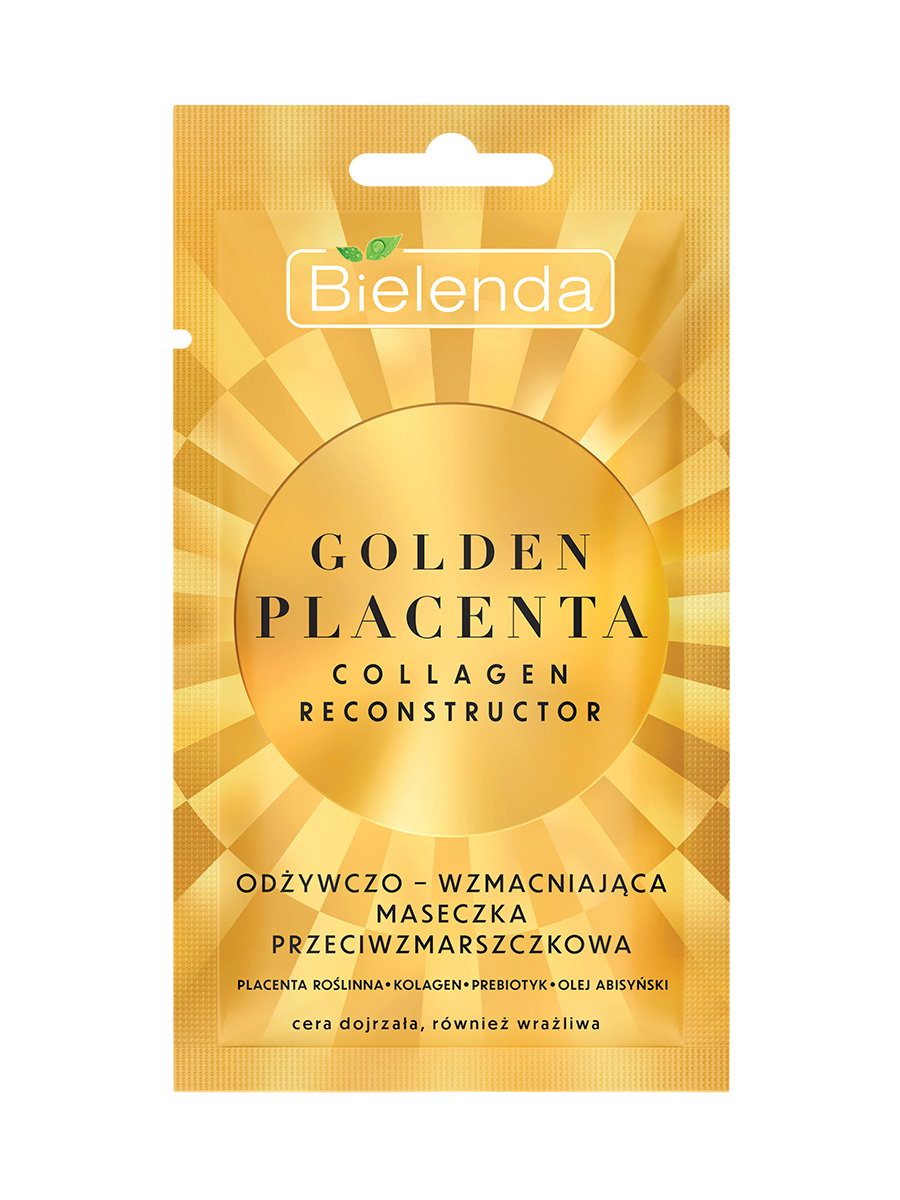 Bielenda GOLDEN PLACENTA Collagen Reconstructor Odżywczo wzmacniająca maseczka 8.0 ml