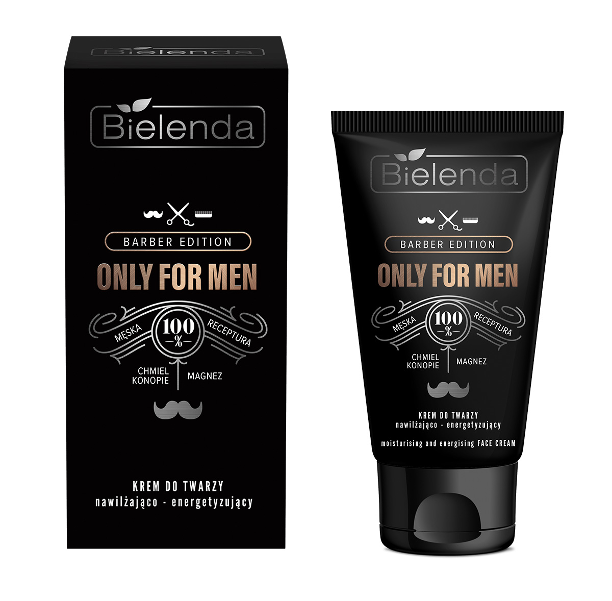 BIELENDA Bielenda Only for Men Barber Edition Krem nawilżająco-energetyzujący do twarzy 50ml 131674