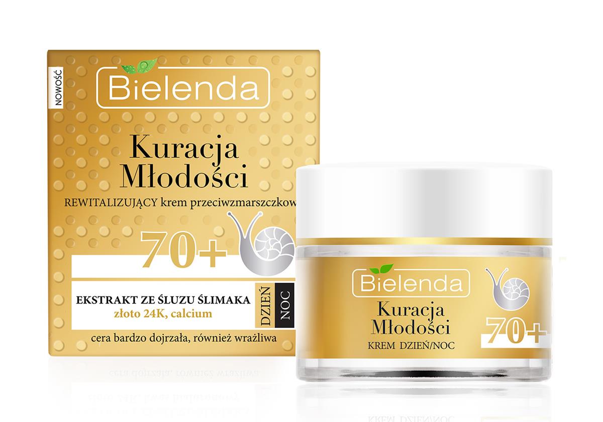 Bielenda Kuracja Młodości Rewitalizujący krem przeciwzmarszczkowy70+ 50ml