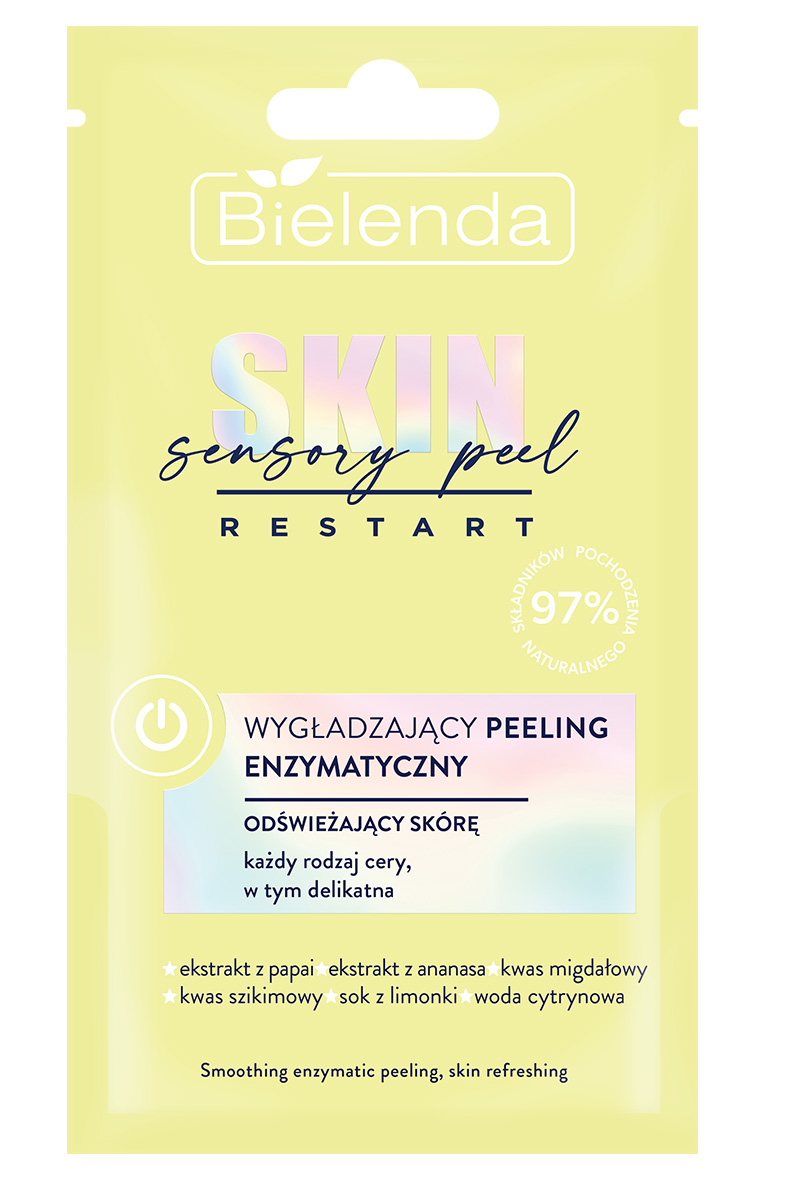 Bielenda Skin Restart Sensory Peel Wygładzający Peeling enzymatyczny - odświeżający skórę 8g 133294