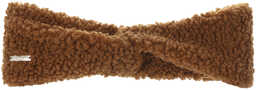 Opaska na Czoło Teddy Fur by Seeberger, brązowy, One Size