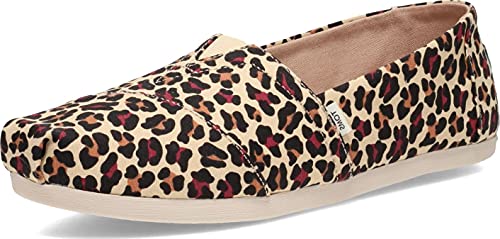 Toms Tiny Classic 13001D10 półbuty dziecięce, uniseks, - Beżowy z klasycznym wzorem lamparta - 38.5 EU