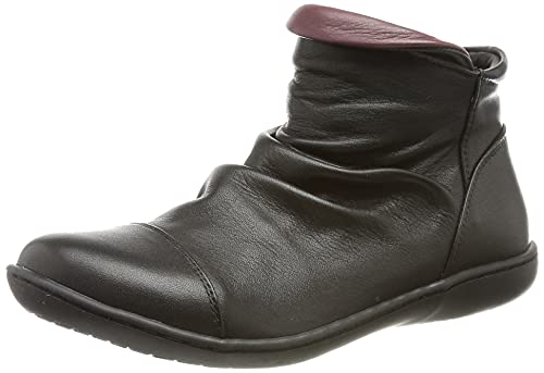 Andrea Conti Damskie sztyblety 0020055, Czarny Burgund, 37 eu