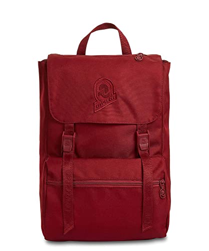 Plecak INVICTA - JOLLY SOLID - MAŁY, czerwony - Biuro, podróże i wypoczynek - Kieszeń na PC - Plecak damski - 100% Eco Material
