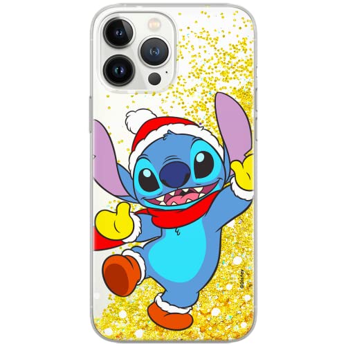 ERT GROUP etui na telefon Apple Iphone XS, case oryginalny i oficjalnie licencjonowany przez Disney, wzór Stitch 009, optymalnie dopasowane, z efektem płynnego brokatu