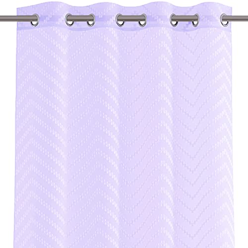 Jasnofioletowa zasłona AmeliaHome Molisa Eyelets, 140x250 cm