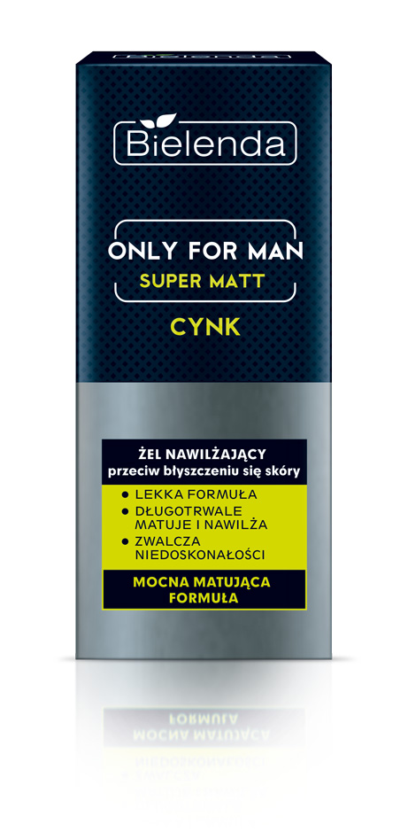 Bielenda Only For Men Super Mat żel nawilżający 