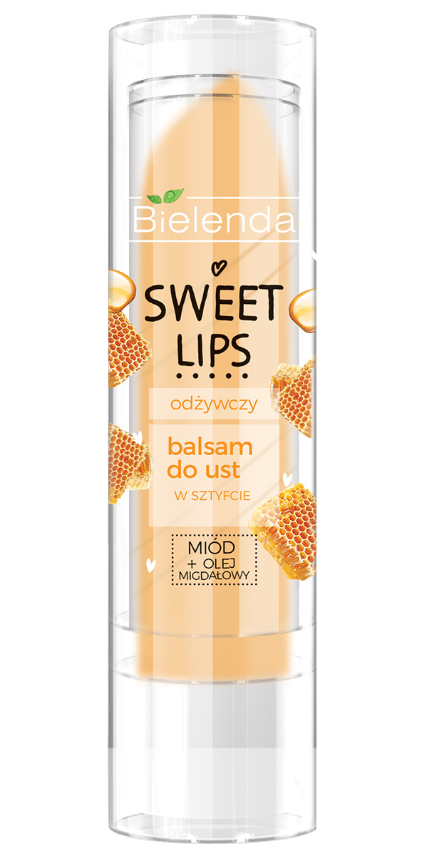 Bielenda Sweet Lips Balsam do ust w sztyfcie Miód & Olej Migdałowy