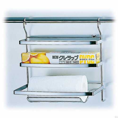 Półka do systemu rur kuchennych Chrom Polerowany