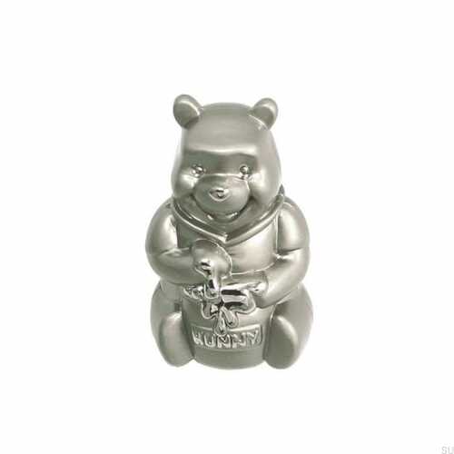 Gałka meblowa Kubuś Puchatek Nikiel Szczotkowany