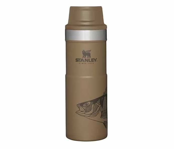 Kubek termiczny Stanley 470 ml TRIGGER ACTION TRAVEL MUG (brązowy) TAN PETER PERCH