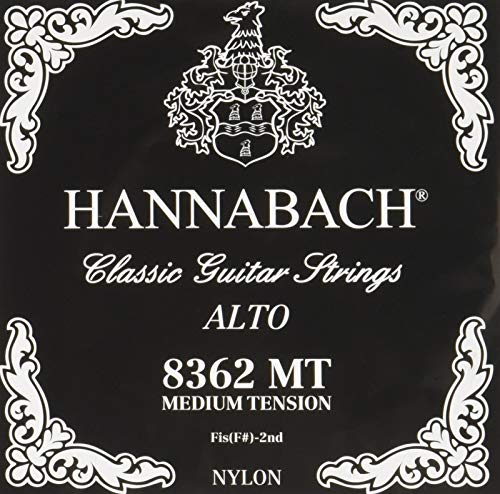 Hannabach Struny do gitary klasycznej, gitara stara, Fis/F#2 - 8362MT, seria 836MT, średnie napięcie
