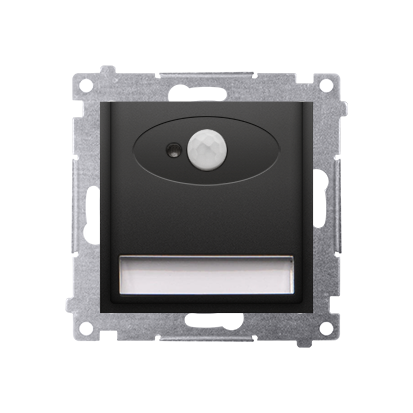 Oprawa oświetleniowa LED Kontakt-Simon 54 DOSC14B.01/49 z czujnikiem ruchu , 14V DC, 0.78W, białe neutralne 4000K, wymagany zasilacz 14V czarna