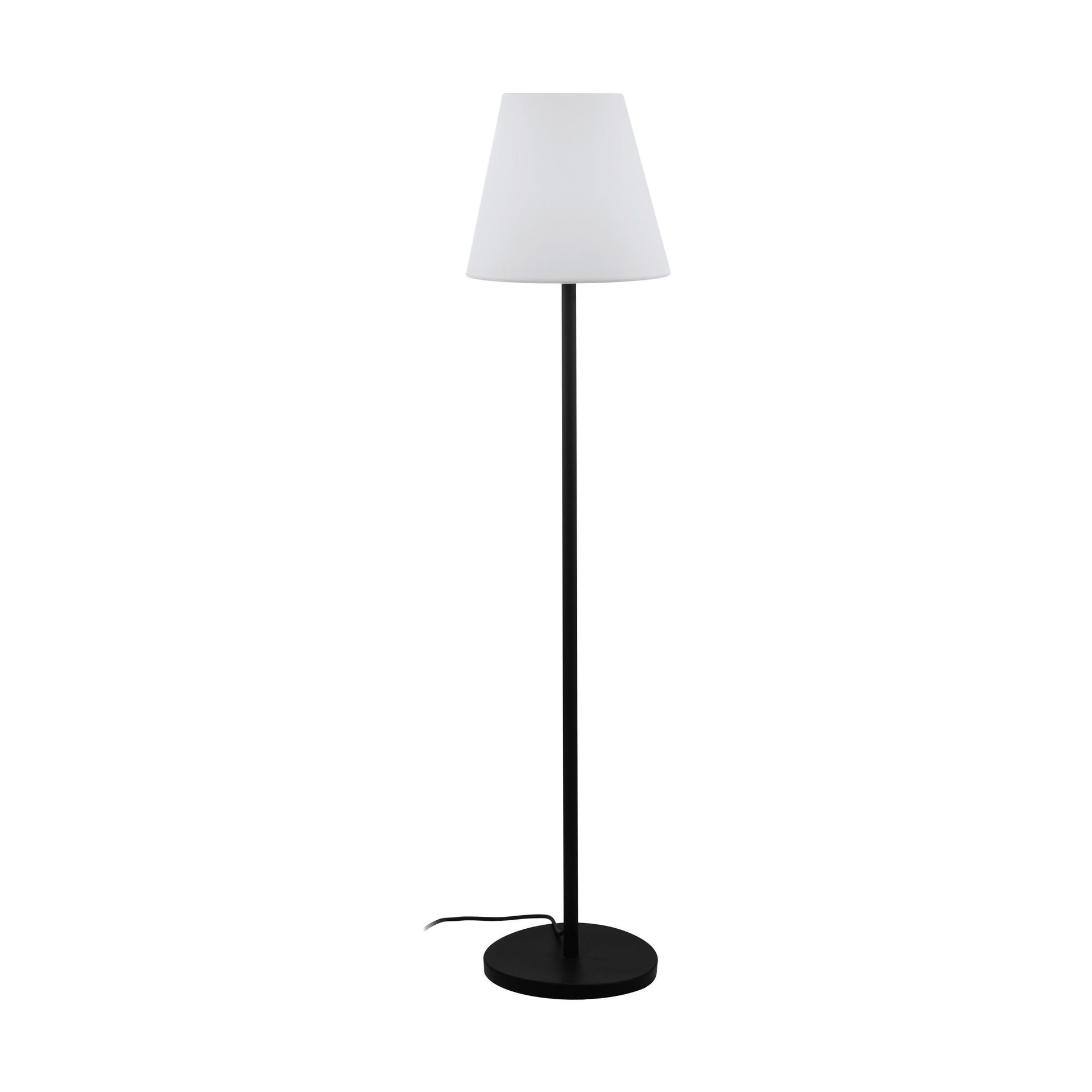 Eglo Alghera 900296 lampa stojąca zewnętrzna IP44 1x15W E27 biała/czarna