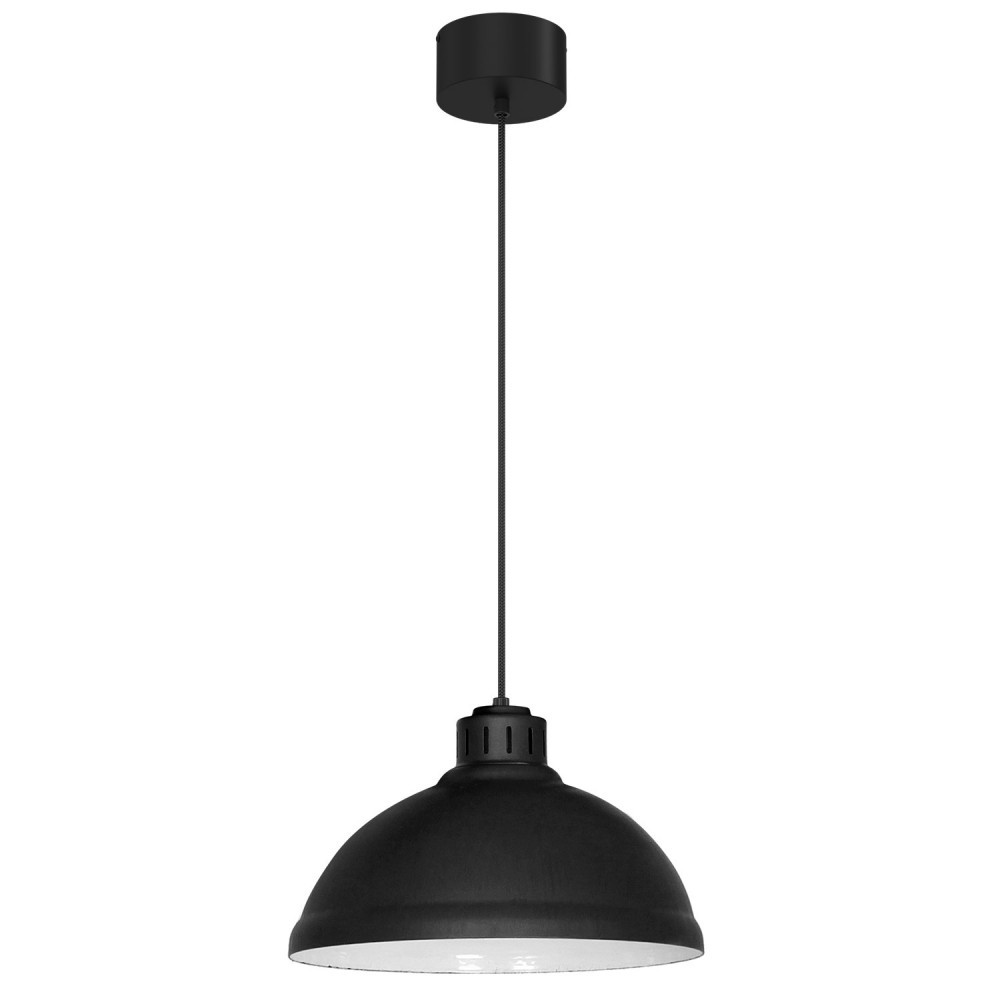 Luminex Single 9041 lampa wisząca zwis 1x60W E27 czarna