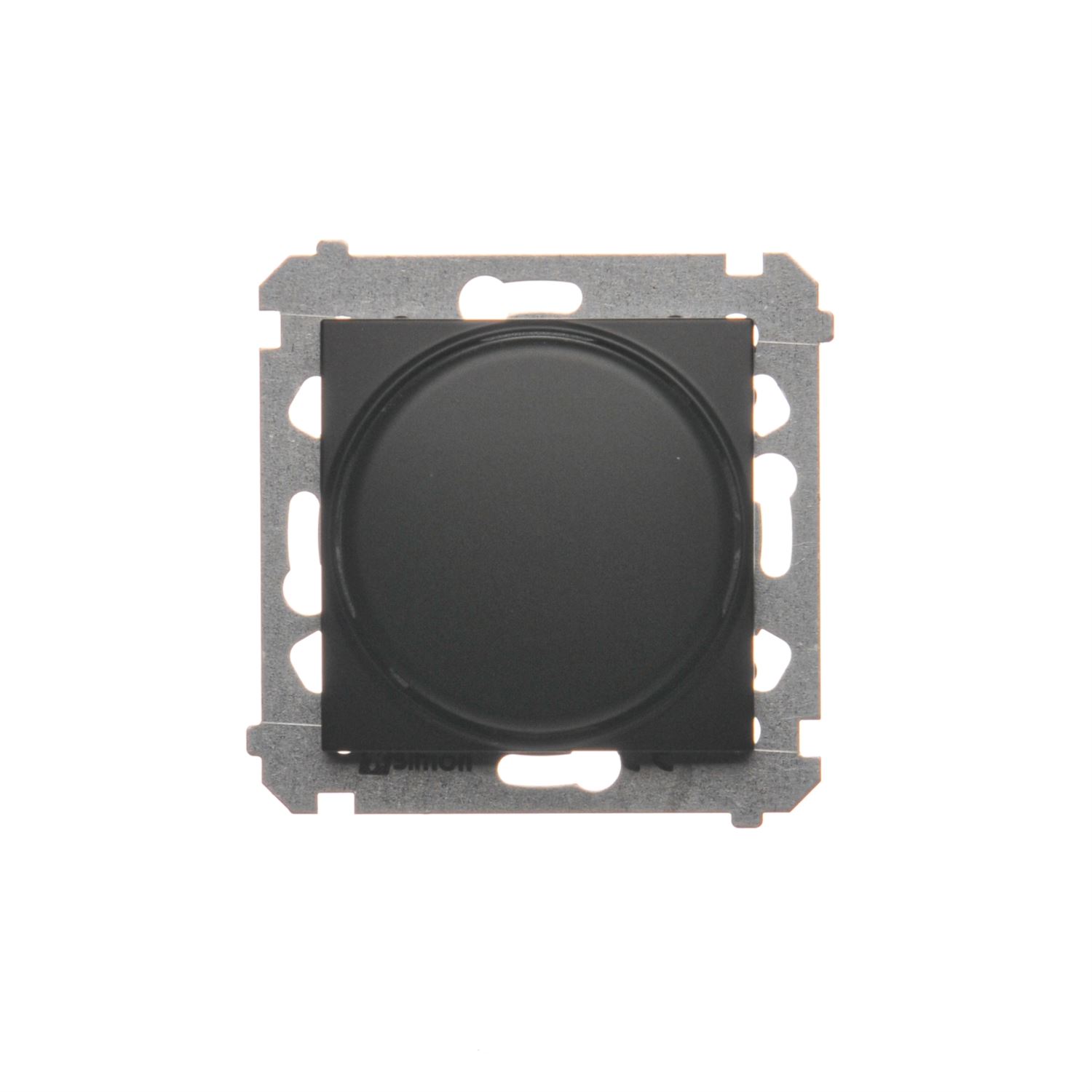 Ściemniacz Kontakt-Simon 54 DS9L.01/49 obrotowy do LED ściemnialnych 230V moduł 2–250W maksymalna ilość zródeł LED - 10 sztuk czarny -