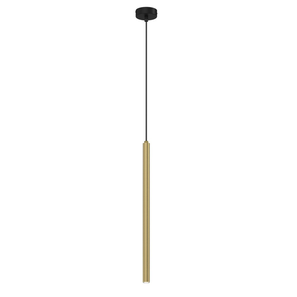 Luminex Tube 4119 lampa wisząca zwis 1x8W G9 czarna/brązowa