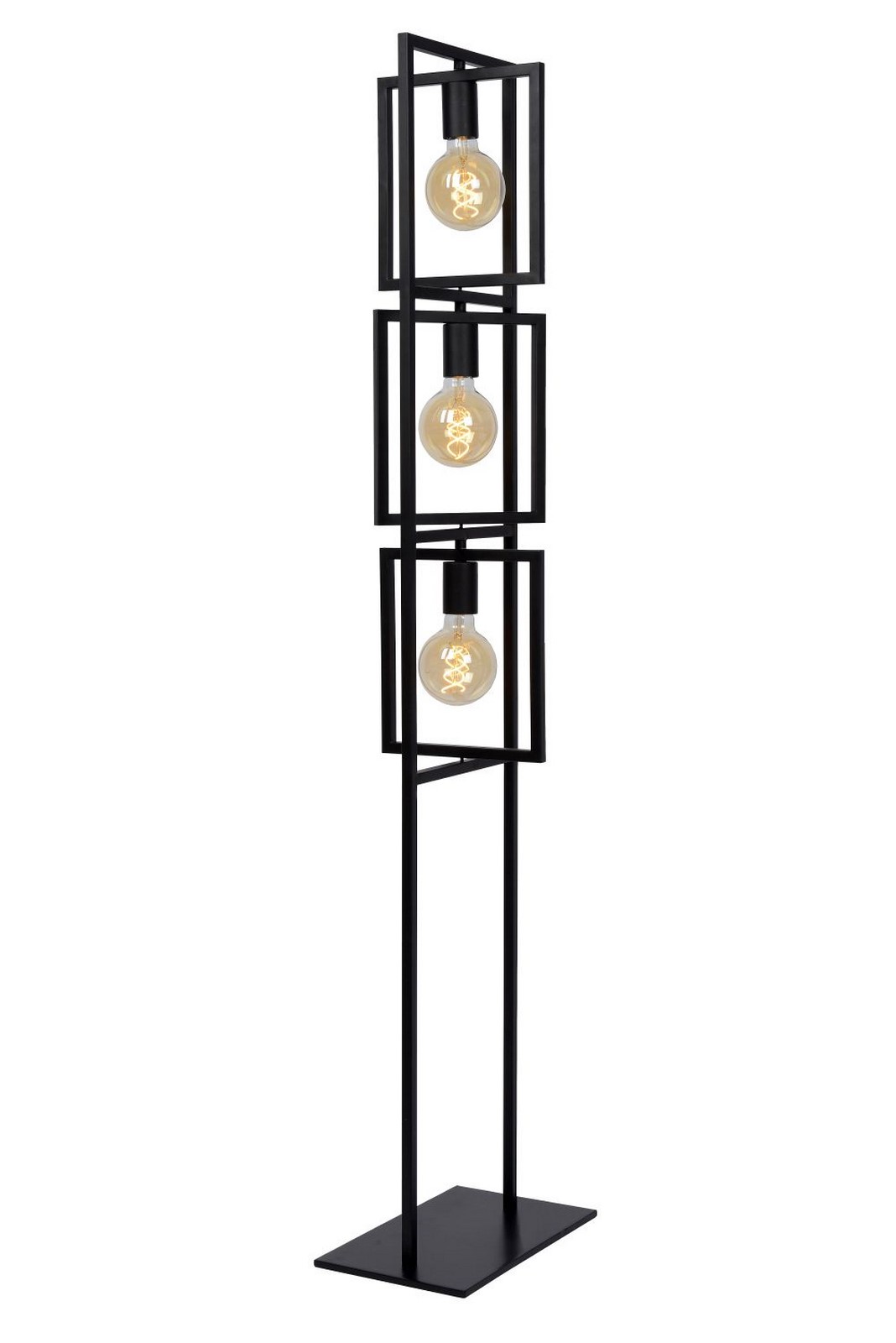 Lucide Luuk 00726/03/30 lampa stojąca podłogowa 3x40W E27 czarna