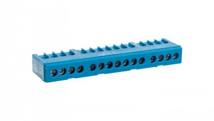 N15H kolor niebieski 15x16mm2 Listwa zaciskowa neutralna IP20 MAD1015N15