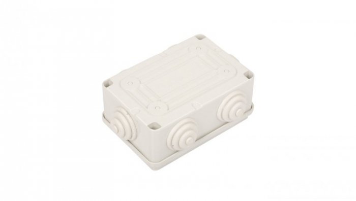 Puszka n/t 120x80x50 tworzywo IP55 szara GW44005