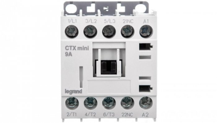 Legrand 417030 STYCZNIK CTX3 MINI 3P 9A 1NC 24V AC