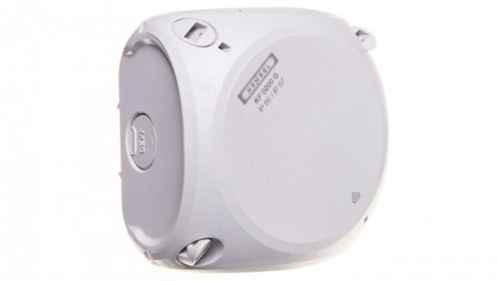 Hensel Puszka odgałęźna n/t bez zacisków 93x93x62mm szara IP66/67 KF 0200 G 62000041