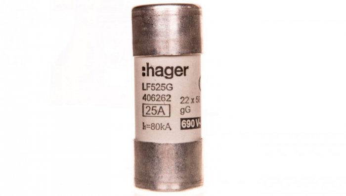 Hager Wkładka-cylindryczna-22x58-25A-gG LF525G