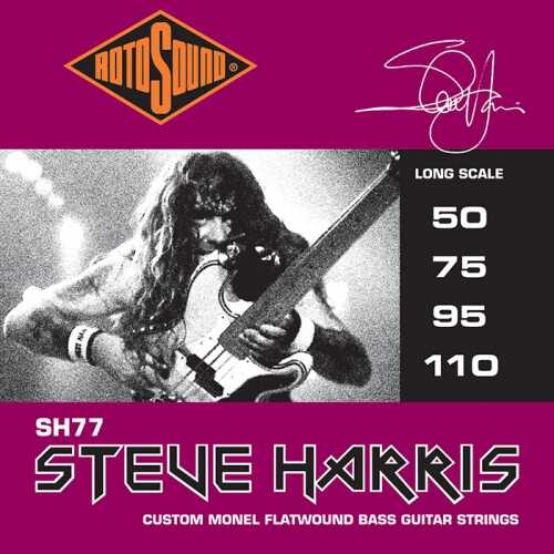 Rotosound rotos górne 50  110 °F. gitara basowa sh77 Steve Harris struny SH77