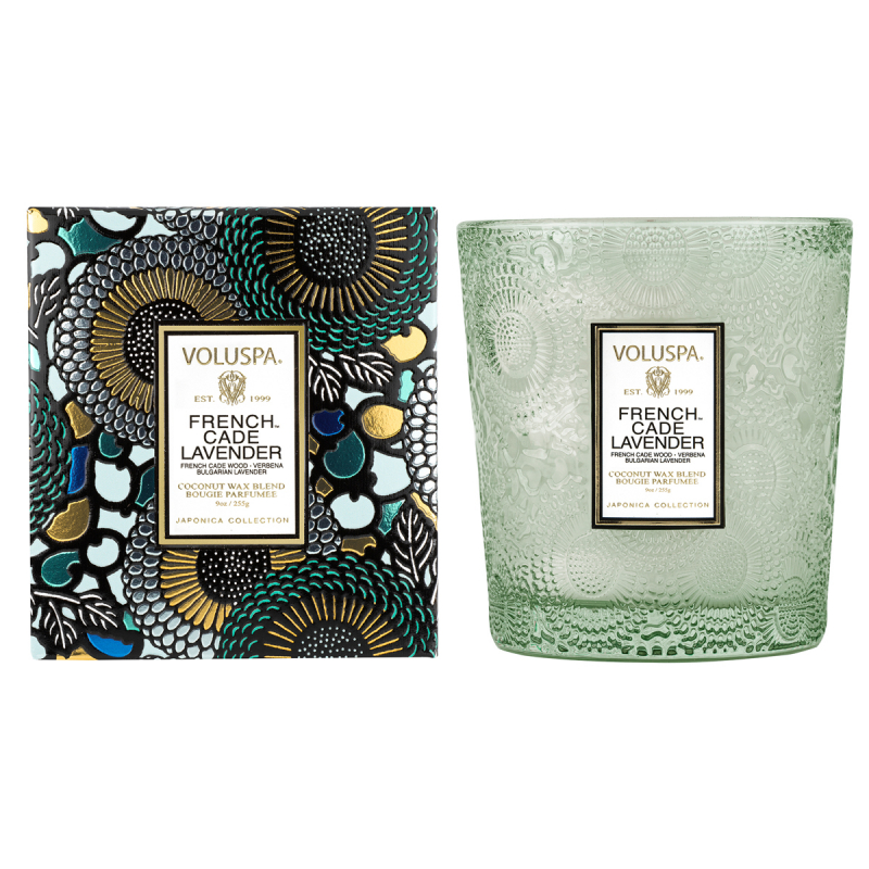 Voluspa French Cade & Lavender Boxed Candle 60h