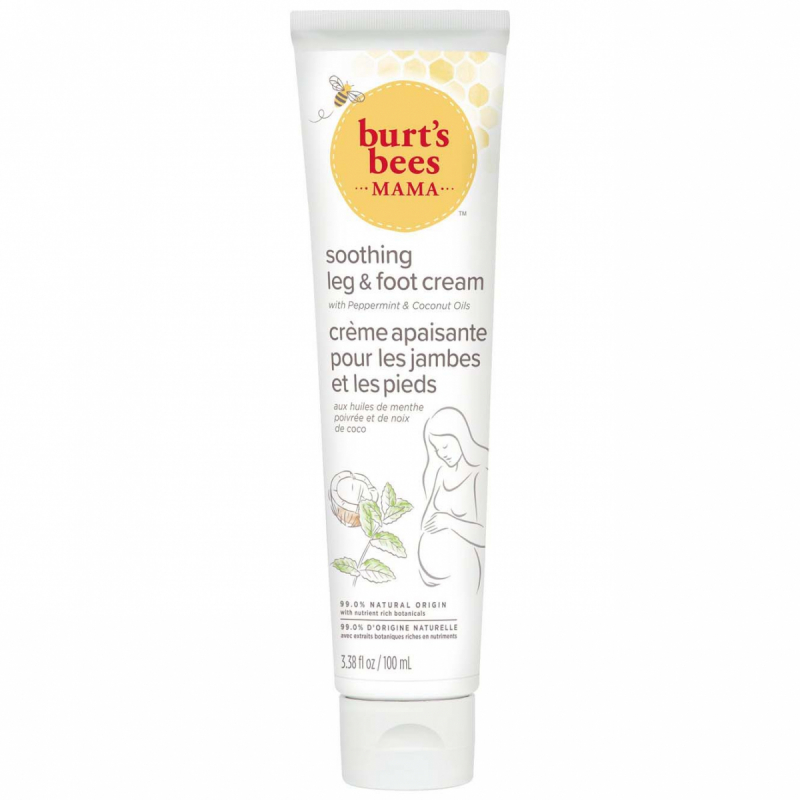 Burt's Bees Burt's Bees Mama™ Leg and Foot Cream With Peppermint and Coconut Oils, 99.0% Natural Origin (100 ml)