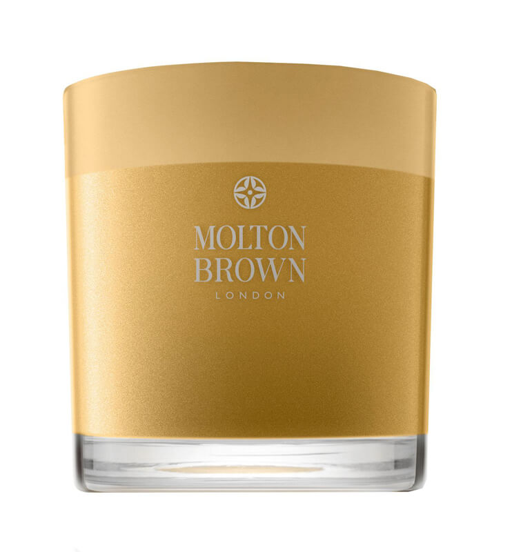 Molton Brown Oudh Accord & Gold Three Wick Candle