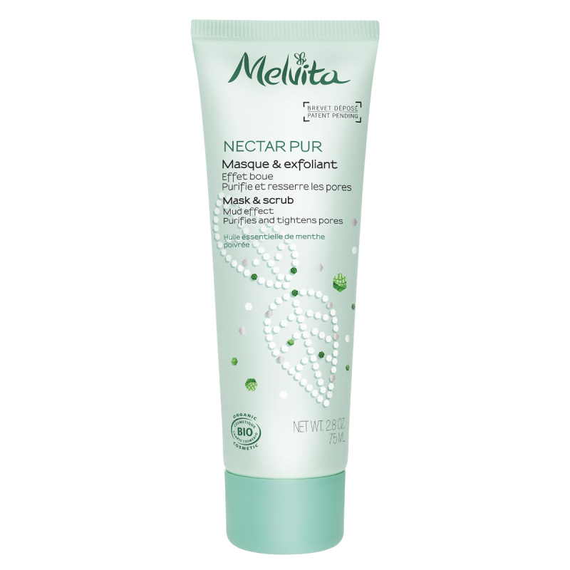 Melvita Organic Mask and Scrub Mud Effect (75ml)