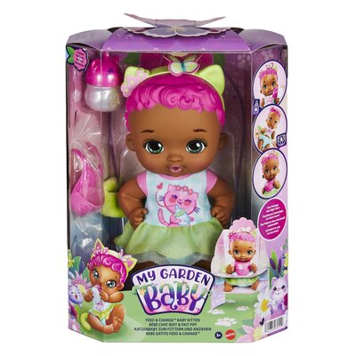 Lalka MATTEL My Garden Baby Bobasek Kotek HHL23