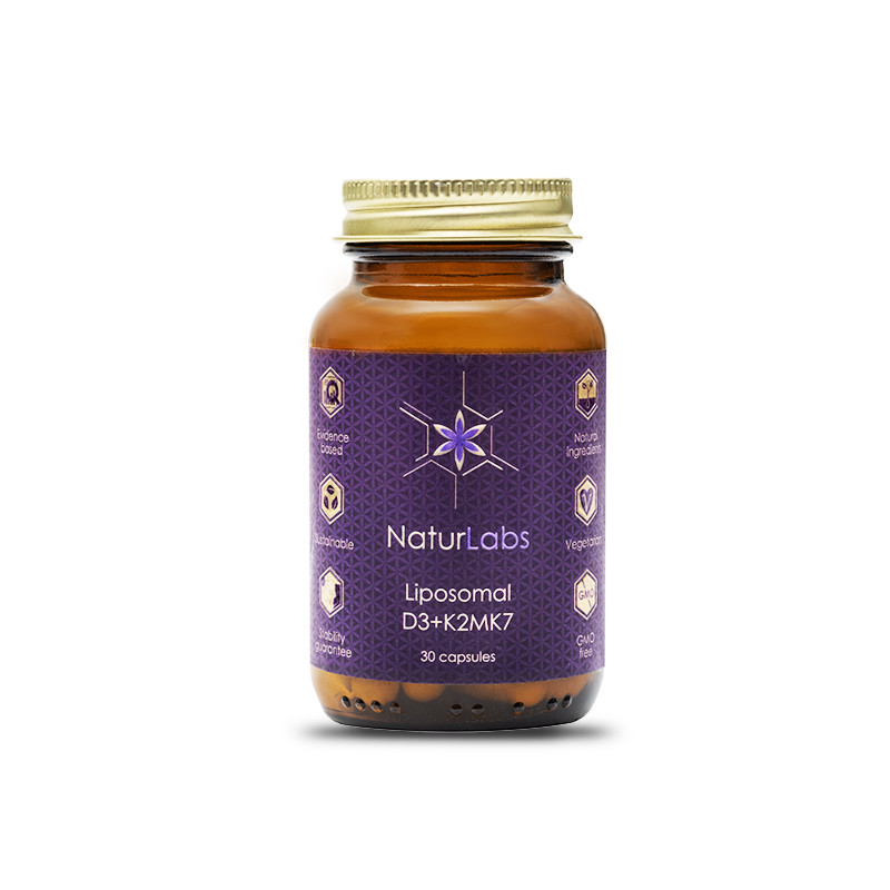NaturLabs - Liposomalna witamina D3 + K2, 30 kapsułek