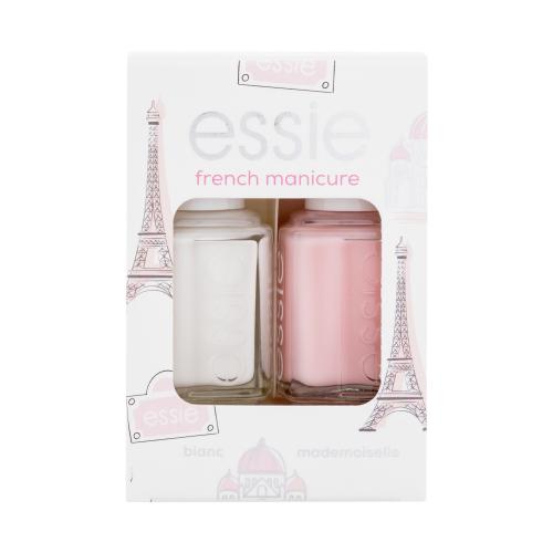 Essie French Manicure zestaw Lakier do paznokci 13,5 ml + lakier do paznokci 13,5 ml dla kobiet Blanc