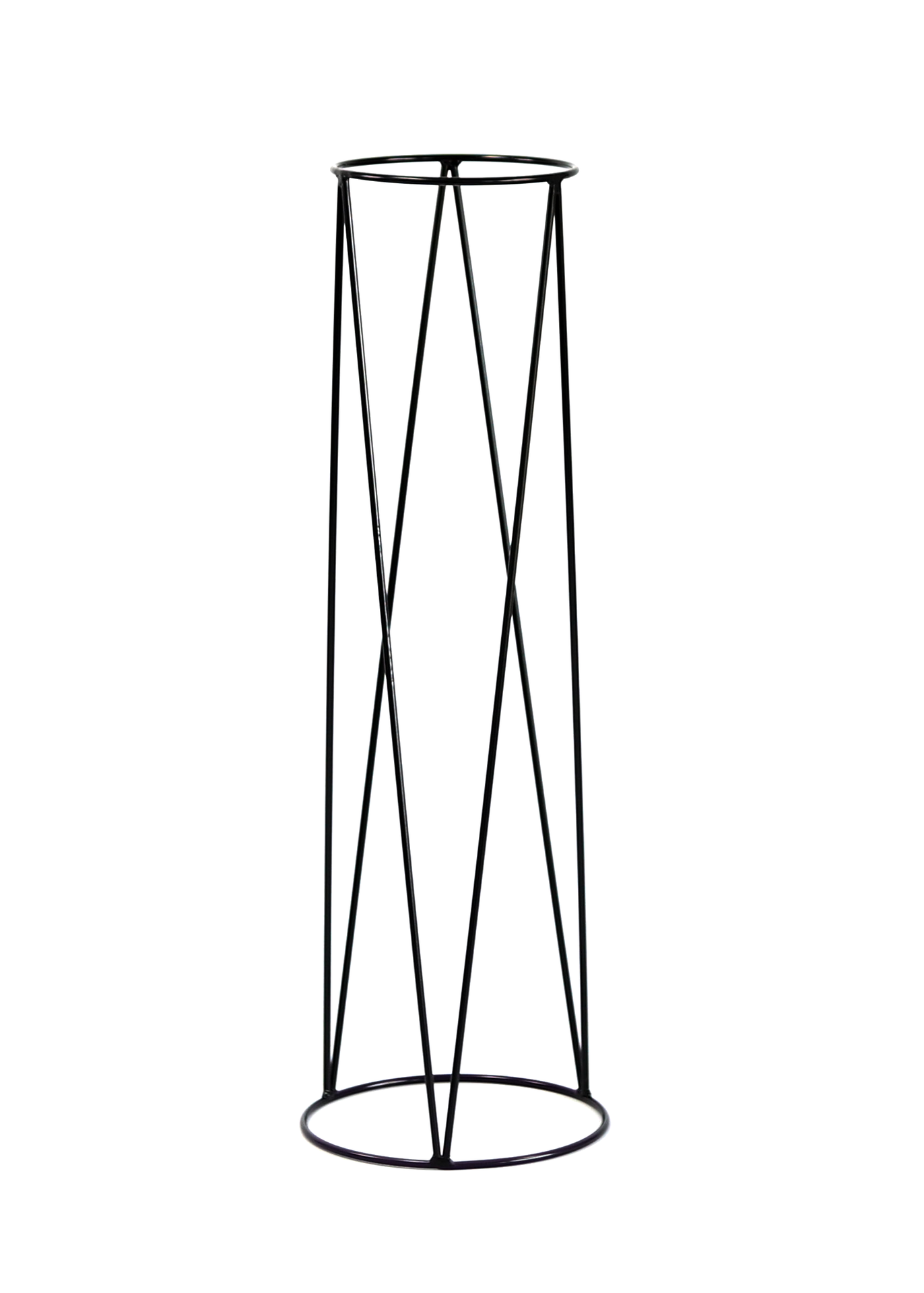 Kwietnik Metalowy Stojak na jedną donicę 95cm czarny LOFT 1351